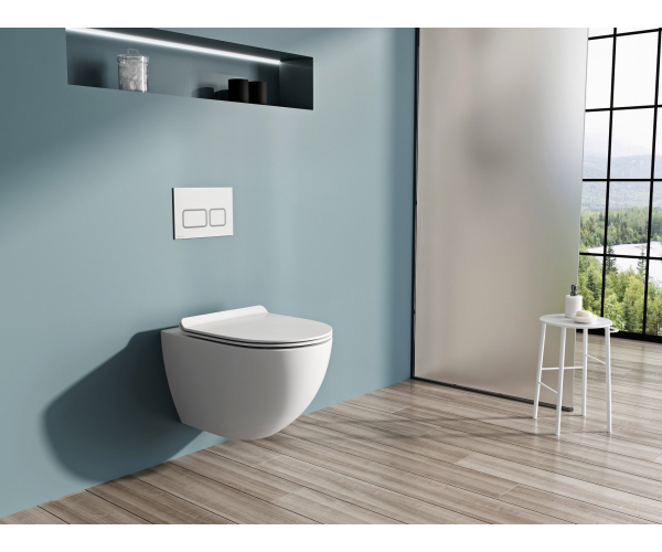 WC Vita RimOff - WC Vita RimOff, závěsný, bílá