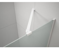 Polysan Esca Rohová Vzpěra 900mm, Bílá Mat