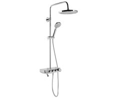 Aqualine Farrao Sprchový Sloup S Baterií A Napouštěním, Chrom