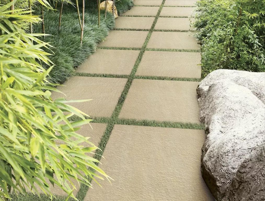 Realizace 20mm dlažba vhodná na terče Pastorelli QD Beige 60*60 (série Quarz Design)