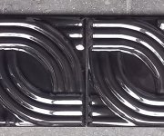 Retro listela Equipe Evolution Metropolis Negro 7,5x15 - antracitová (skladem)