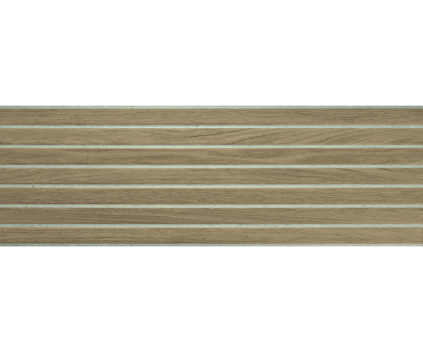 Dekor jako dřevo APE Kinfolk Shoji Steam 30x90 Rett. - hnědá