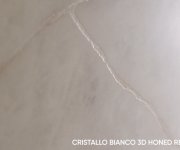 Dlažba jako mramor APE Cristallo Bianco 3D Honed Rett. 60x120 - bílá