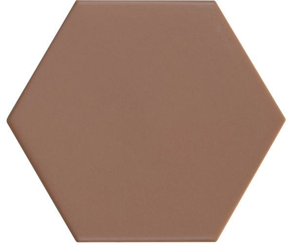 Dlažba Equipe Kromatika Clay 11,6x10,1 Hexagon Matt - hnědá