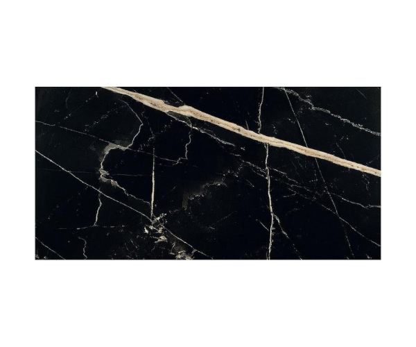 Dlažba jako kámen Fioranese Sound of Marbles Nero Fondo 30x60 Matt. Rett. - černá