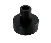 Tevere, Pevné Teleskopické Rameno Sprchy, Délka 700-1200 Mm, Držák Ruční Sprchy, Převlečná Matka 1/2", Kov, černá Mat AQS02090