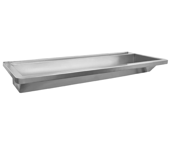 Nofer Závěsný Umývací žlab 1800x130x450mm, Nerez Mat
