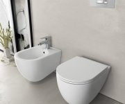 Isvea Infinity Bidet Závěsný, 36,5x53cm, Bílá Mat