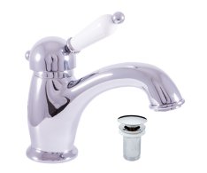 Umyvadlová baterie s výpustí LABE Chrom 1/2" L527.5K