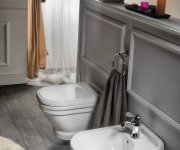 Creavit Antik Bidet Závěsný, 36x53 Cm, Bílá