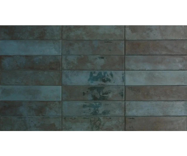 Obklad Tonalite Foliage Blu 6x24,6 - modrá