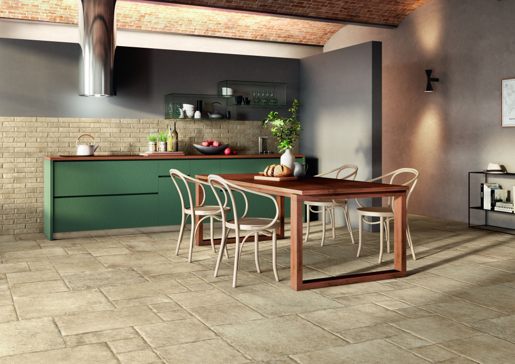 Realizace Dlažba Elios Castle Stone Howard - mix 4 velikostí