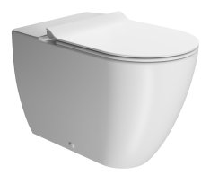 Gsi Pura Wc Mísa Kombi Spodní/zadní Odpad, Swirlflush, 36x63cm, Bílá Dual-mat