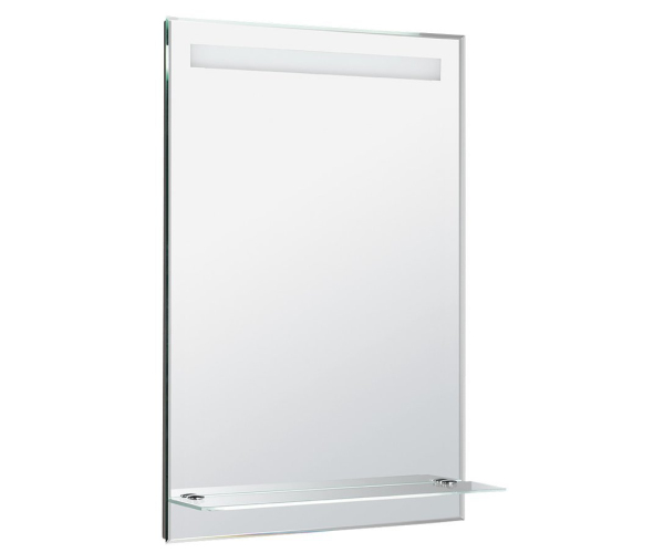 Aqualine Zrcadlo S Led Osvětlením A Policí 60x80cm, Kolébkový Vypínač