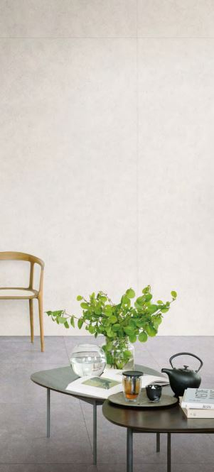 Realizace Obklad jako beton Saime Global White 30x60 Rett. (skladem)
