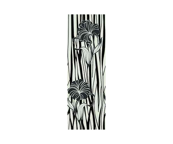 Dekor Settecento Dunes Decoro Sabre Nero Su Bianco 31,9x96,3 