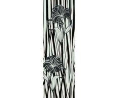 Settecento Dunes Decoro Sabre Nero Su Bianco 31,9x96,3 