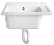 Aqualine Závěsná Výlevka 58x38cm, Plast Bílá