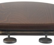 Kerasan Retro Wc Sedátko Soft Close, Ořech/bronz