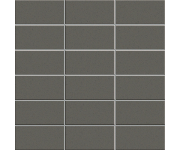 Mozaika Appiani Open Space Ematite 30x30 (5x10) Matt. - antracitová