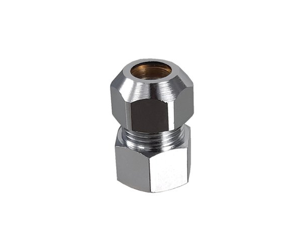 Přechodka-redukce Na Trubku K Baterii 3/8x10mm - Chrom - Vnitřní Závit