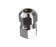 Přechodka-redukce Na Trubku K Baterii 3/8x10mm - Chrom - Vnitřní Závit
