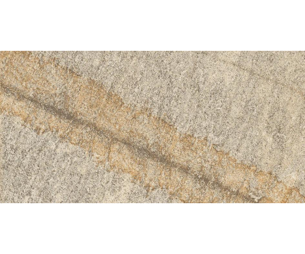 Dlažba jako kámen Sichenia Pavé Delle Alpi Quarzo Multicolore GRIP 22,5x45 Rett. (tl.14mm) - béžová