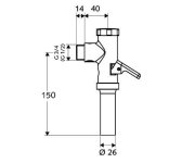 Tlakový Splachovač Wc SCHELLomat S Páčkou 3/4" SCH-022380699