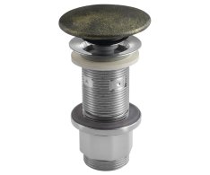 Sapho Umyvadlová Výpust 5/4“, Click-clack, Betonová Zátka, 10-80mm, Zlato Mat
