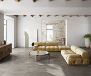 Dlažba jako kámen Azuvi Monreale Bronze 90x90 Mat. Rett. - antracitová