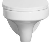 Aqualine Denica Závěsná Wc Mísa, Vortex Rimless, 36x52cm, Bílá