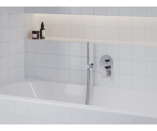Podomítková baterie Eleganta EL 065.00, s přepínačem, pro R-box - EL 065.00CR.O2.RB07