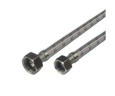 Klum Hadice Připojovací Nerez 8x12, Fxf, 1/2"x 1/2", 60 Cm