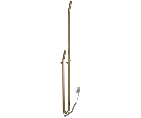 Sapho Duopasso Elektrický Sušák Ručníků S časovačem, 122x1700mm, 45 W, Zlato Mat