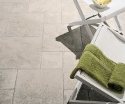 Dlažba jako kámen Coem Aquitaine Grigio Esterno R11 Modulo - šedá