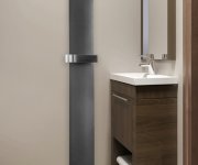 Ridea Othello Mono Slim Hliníkové Otopné Těleso 300x1890mm, černá Mat