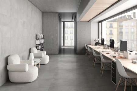 Codicer Dorset Silver a Charcoal v komerčním prostoru