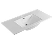 Mereo Mailo, Koupelnová Skříňka S Keramickým Umyvadlem 101 Cm, Dub Riviera, Elox Al Madlo
