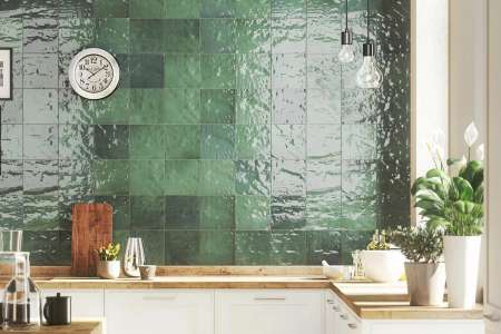 Čtvercový obklad Bestile Nolita Verde 22,5x22,5 v krásné zelené barvě