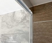 Polysan Architex Sada Pro Neviditelné Uchycení Skla, Podlaha-stěna-strop, 1615x2600mm, Leštěný Hliník