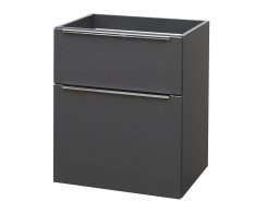Mereo Mailo, Koupelnová Skříňka 60 Cm, Antracit, Elox Al Madlo