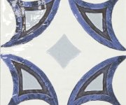 Retro dekor La Fenice Polveri Vietresi Wall Decoro Forio 22,5x22,5 - Mix