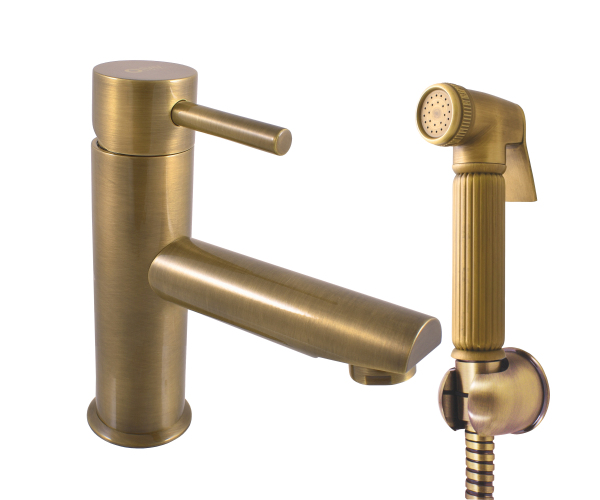 Umyvadlová/Bidetová baterie bez výpusti SEINA Stará mosaz (Bronz) 1/2" SE946.5/1SM