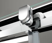 Polysan Easy čtvercová Sprchová Zástěna 900x900mm, čiré Sklo