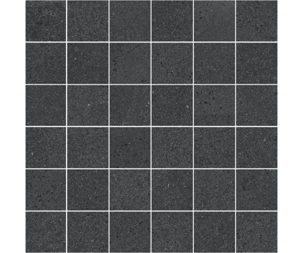 Sokl jako kámen APE Burlington Mosaico Volcano 30x30 (5x5) Rett. - antracitová