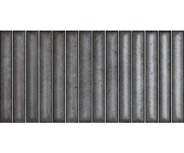 Retro dekor Estudio Karatsu Charcoal Grey 11,5x23 - antracitová