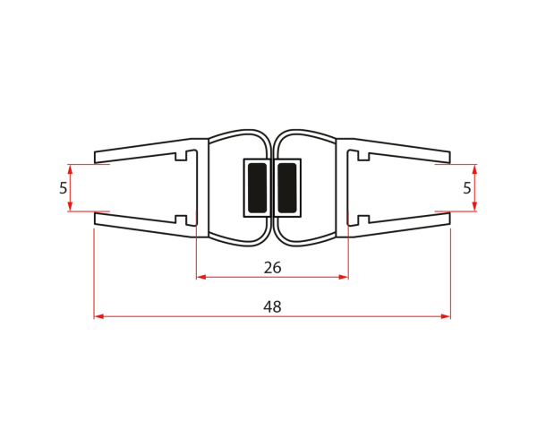 Aqualine Sada Magnetických Těsnění Pro Yb93