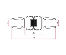 Aqualine Sada Magnetických Těsnění Pro Yb93