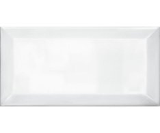 APE Metro Biselado Blanco Brillo 7,5x15