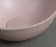 Sapho Minor Betonové Umývátko Na Desku, ø 26cm, Růžová Mat
